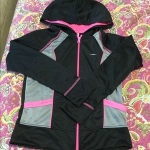 Girls Avia Hoodie Sports Practice Warm Up Jacket